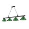 Z-Lite Cordon 4 Light Billiard, Matte Black & Green 2306-4MB-ARG - alternate 8